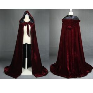 Black velvet cape